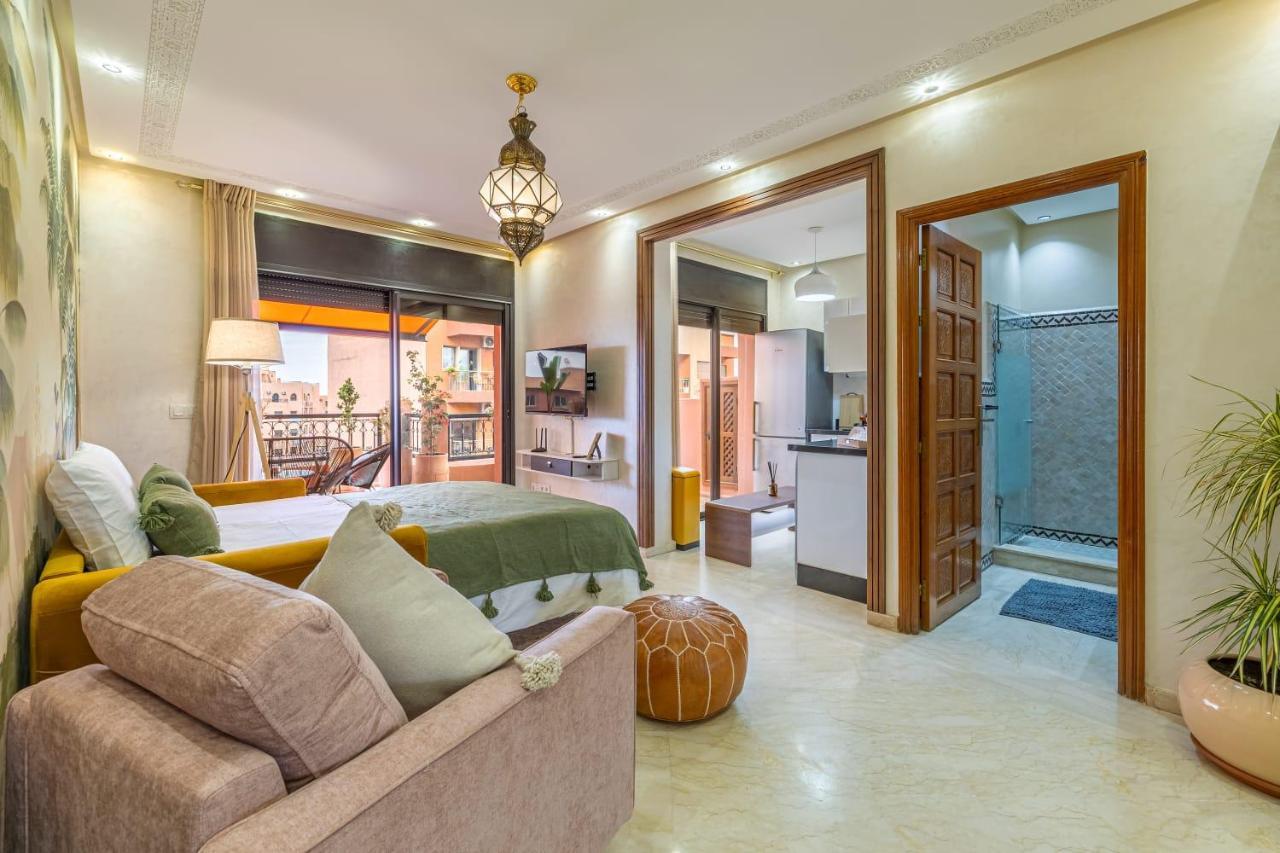 L'Atlas - Appartement Authentique A Gueliz Marraquexe Exterior foto