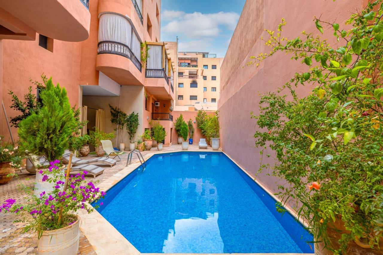 L'Atlas - Appartement Authentique A Gueliz Marraquexe Exterior foto